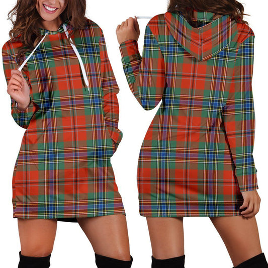 MacLean of Duart Ancient Tartan Plaid Hoodie Dress