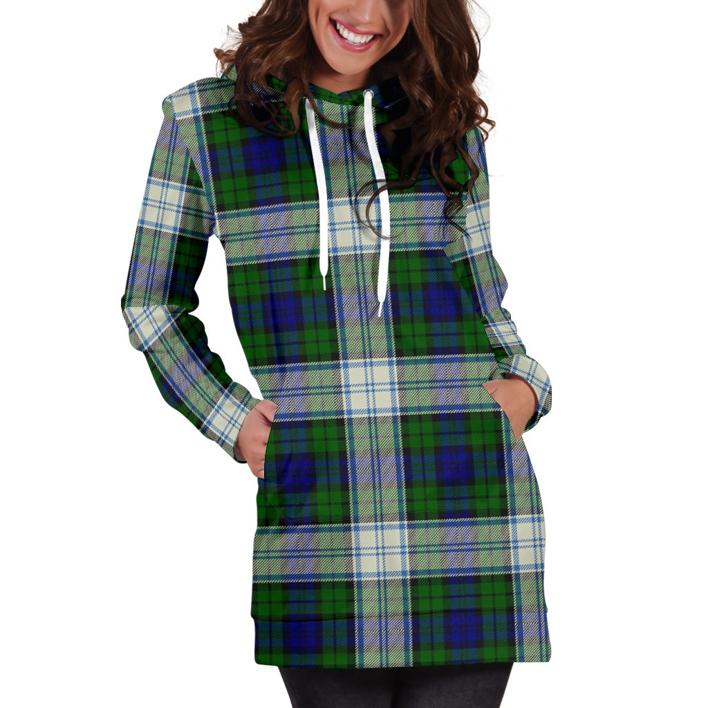 Blackwatch Dress Modern Tartan Plaid Hoodie Dress