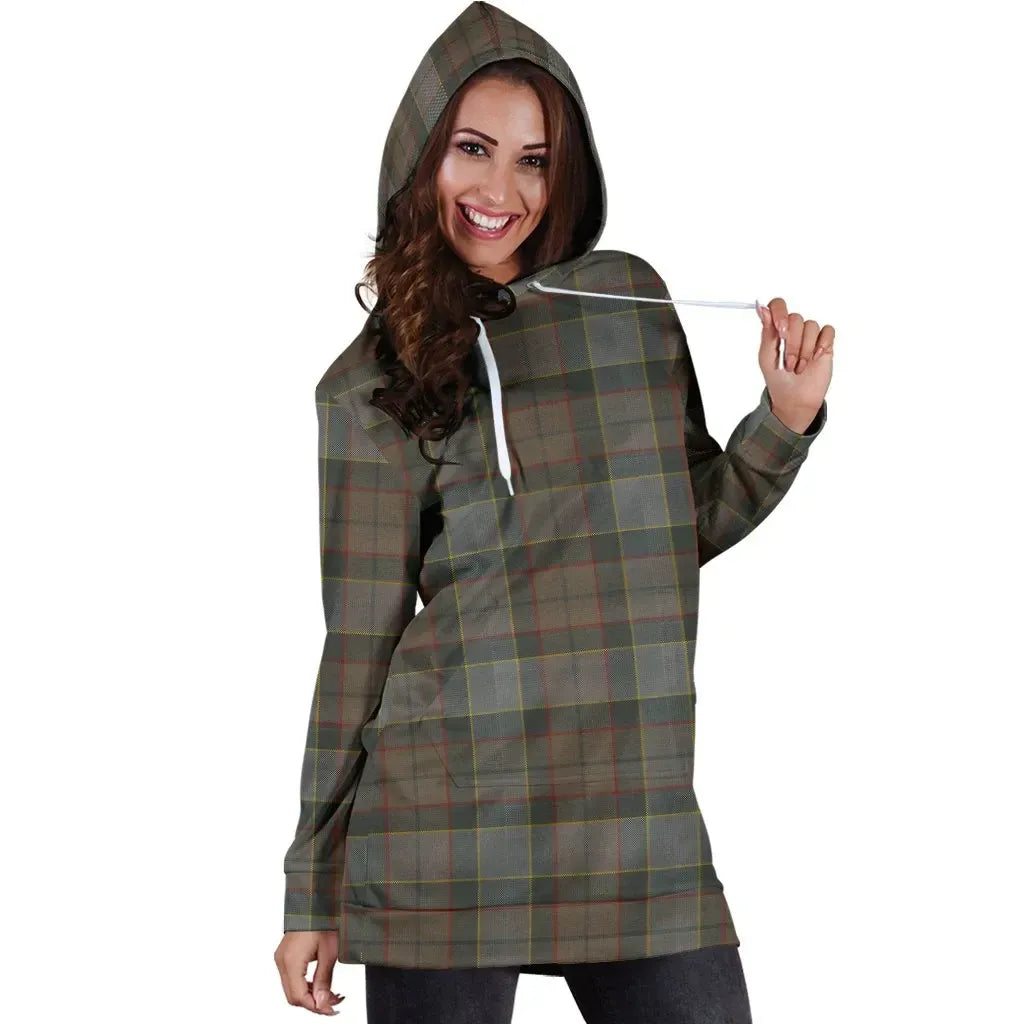 Outlander Fraser Tartan Plaid Hoodie Dress