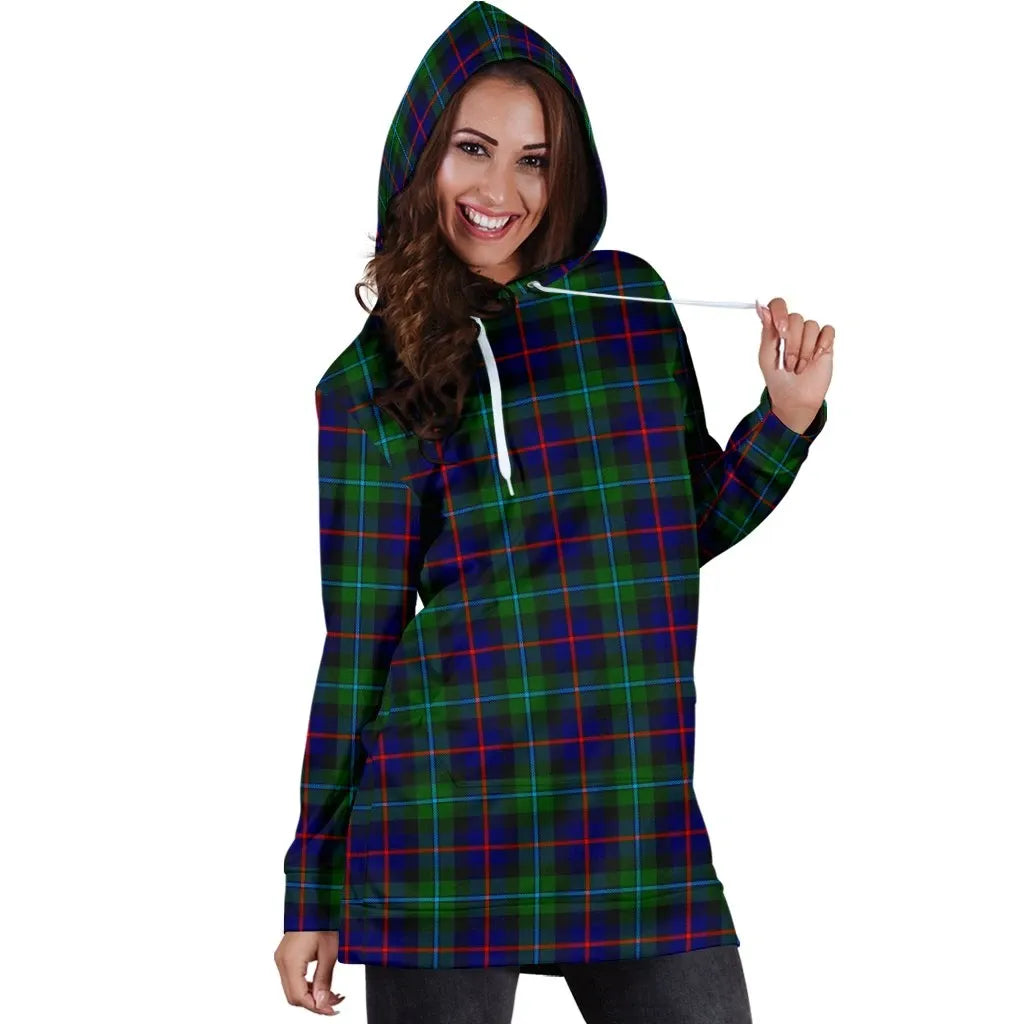 Campbell of Cawdor Modern Tartan Plaid Hoodie Dress