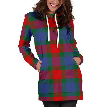 Mar Tartan Plaid Hoodie Dress