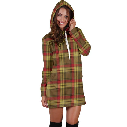 MacMillan Old Weathered Tartan Plaid Hoodie Dress