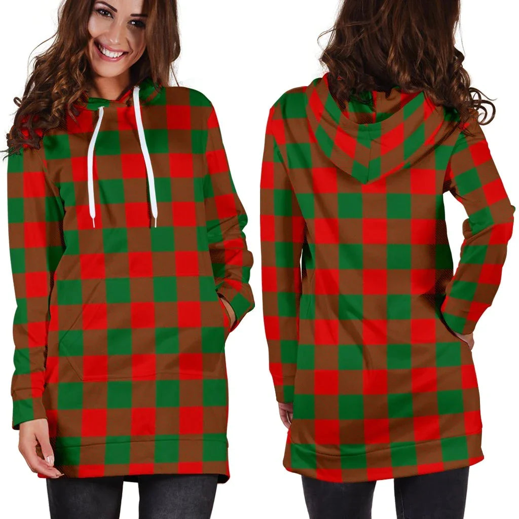 Moncrieffe Tartan Plaid Hoodie Dress