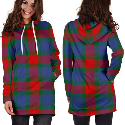 Mar Tartan Plaid Hoodie Dress