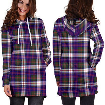 MacDonald Dress Modern Tartan Plaid Hoodie Dress