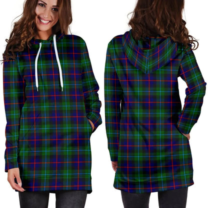 Campbell of Cawdor Modern Tartan Plaid Hoodie Dress