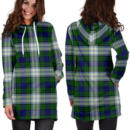 Blackwatch Dress Modern Tartan Plaid Hoodie Dress