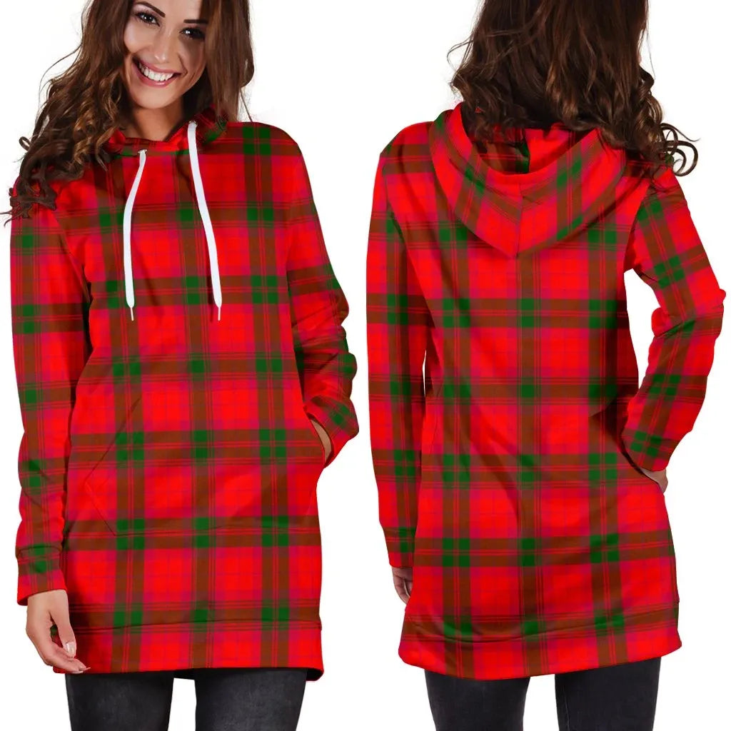 MacNab Modern Tartan Plaid Hoodie Dress