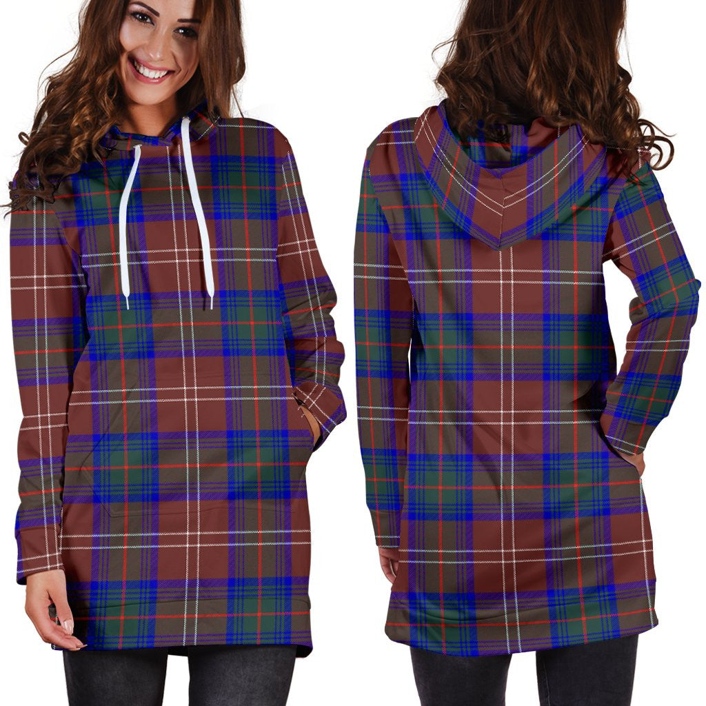 Chisholm Hunting Modern Tartan Plaid Hoodie Dress