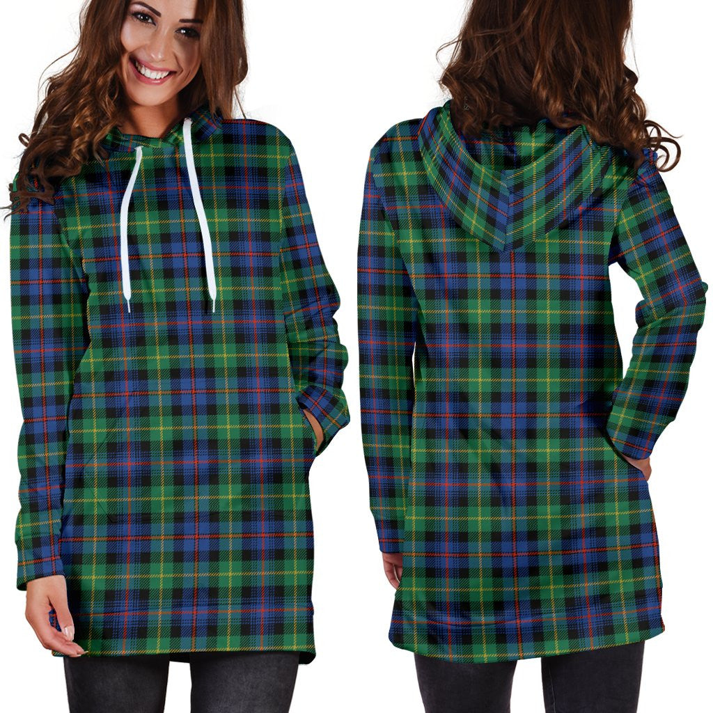 Farquharson Ancient Tartan Plaid Hoodie Dress