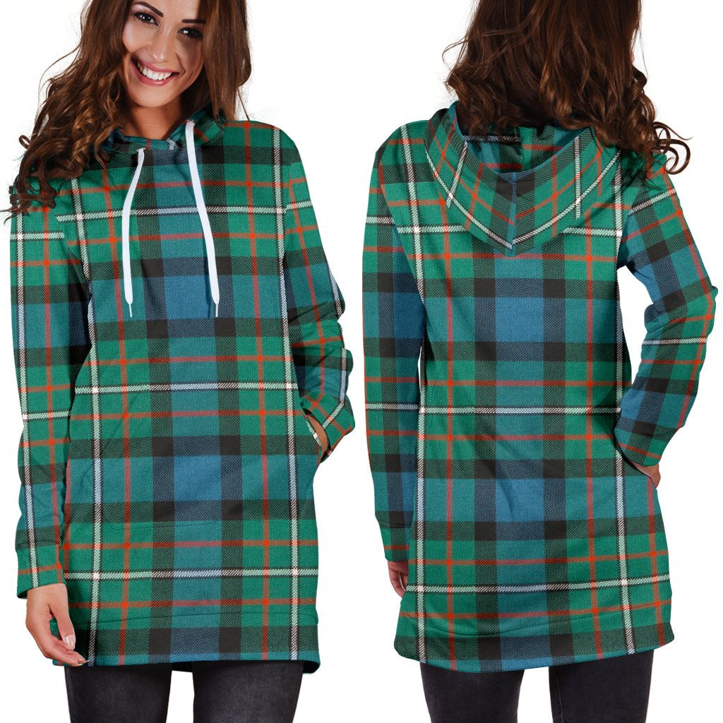 Ferguson Ancient Tartan Plaid Hoodie Dress