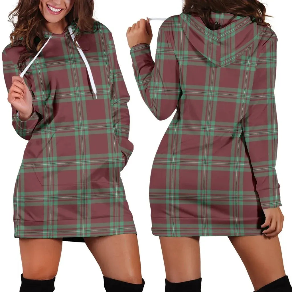 MacGregor Hunting Ancient Tartan Plaid Hoodie Dress