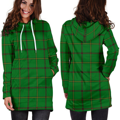 Don (Tribe-of-Mar) Tartan Plaid Hoodie Dress