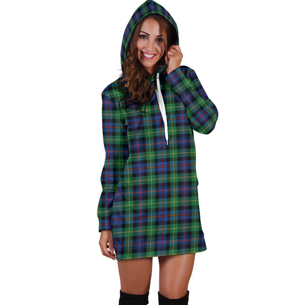 Farquharson Ancient Tartan Plaid Hoodie Dress