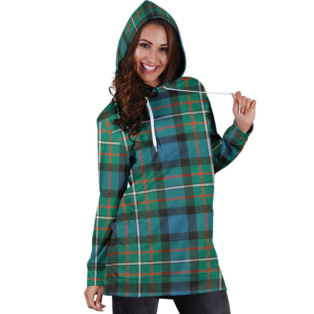 Ferguson Ancient Tartan Plaid Hoodie Dress