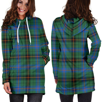 Davidson Ancient Tartan Plaid Hoodie Dress