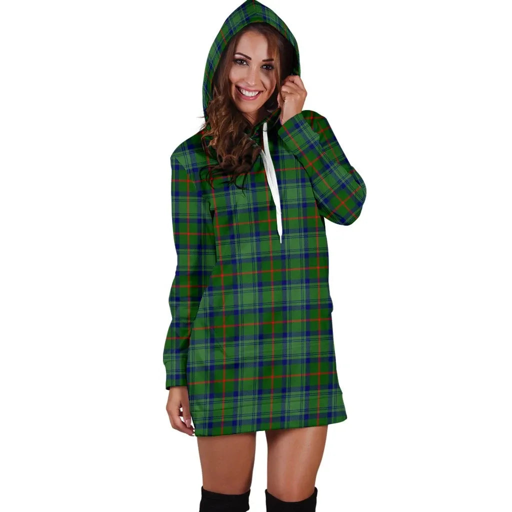 Cranstoun Tartan Plaid Hoodie Dress