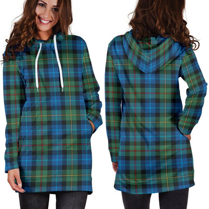 Smith Ancient Tartan Plaid Hoodie Dress