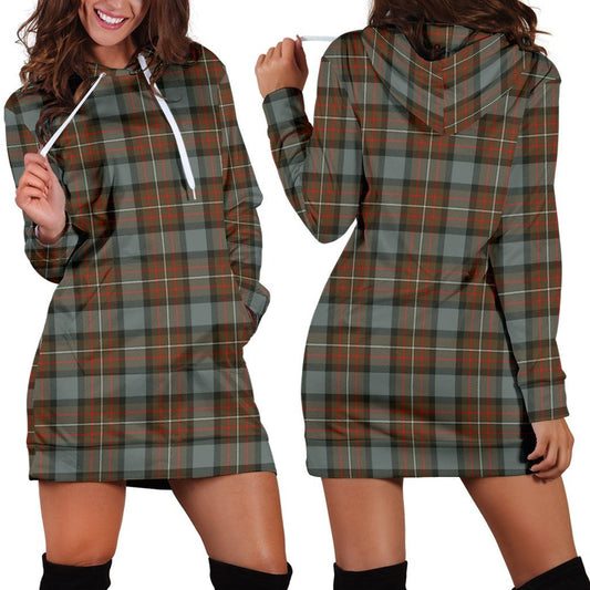 Fergusson Weathered Tartan Plaid Hoodie Dress