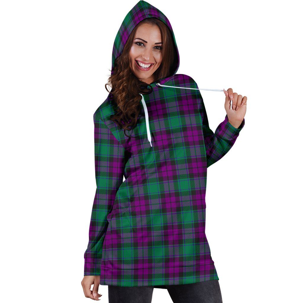 Hoodie Dress, MacArthur Milton Tartan Plaid Hoodie Dress