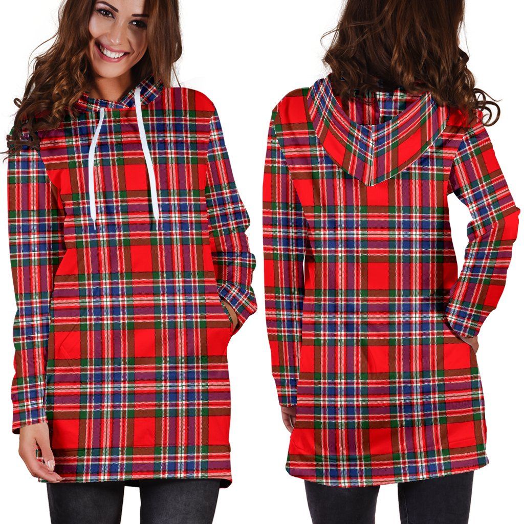 MacFarlane Modern Tartan Plaid Hoodie Dress