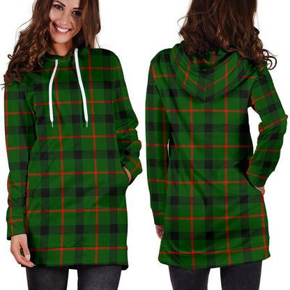 Kincaid Modern Tartan Plaid Hoodie Dress