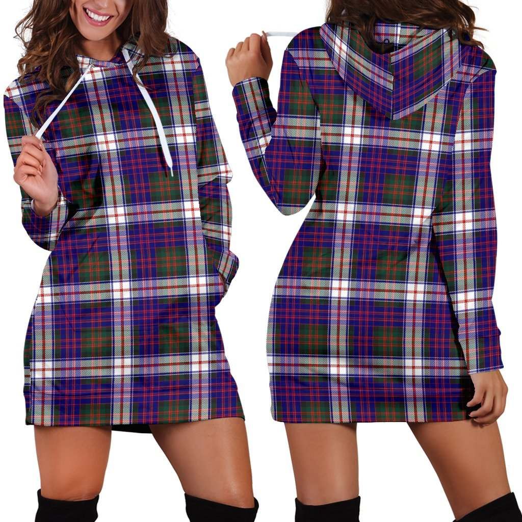 MacDonald Dress Modern Tartan Plaid Hoodie Dress