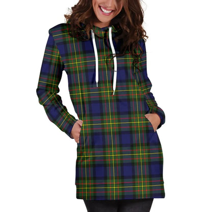 MacLay Modern Tartan Plaid Hoodie Dress