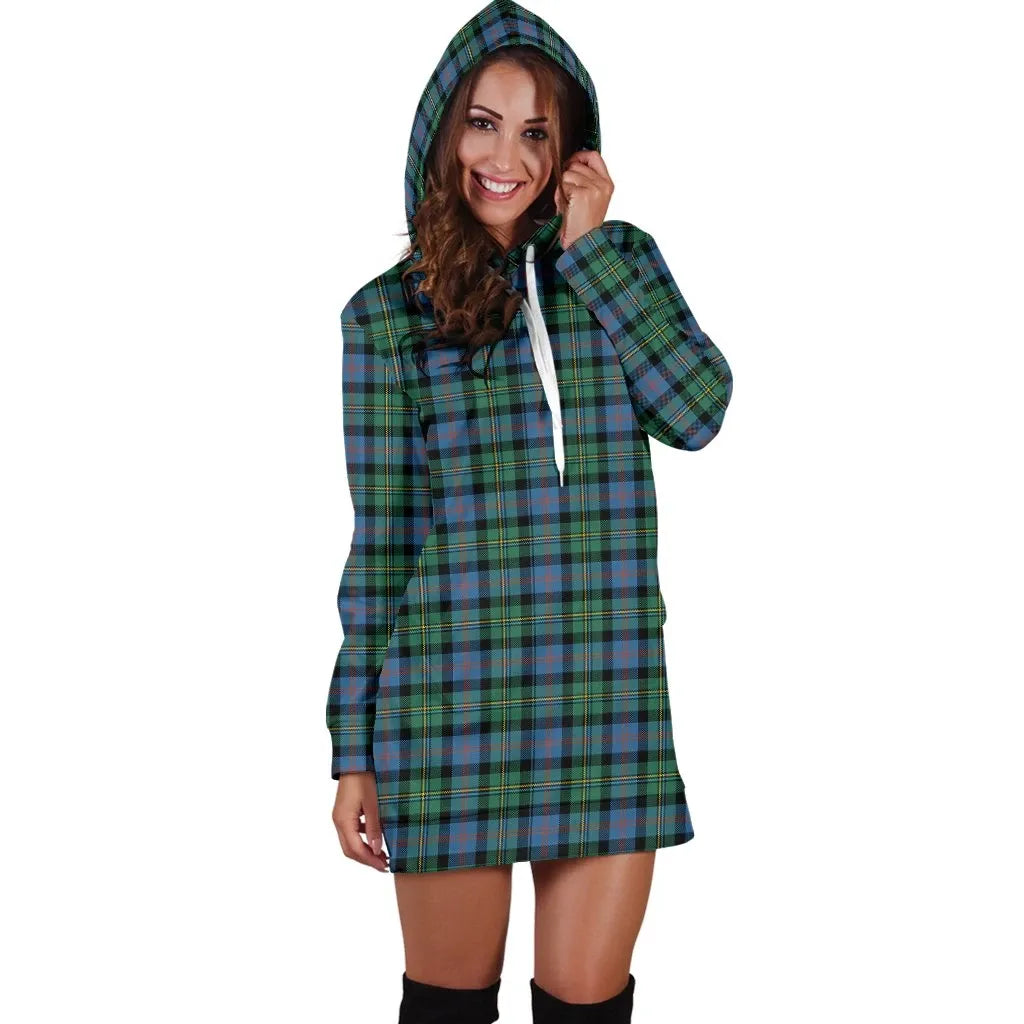 Malcolm Ancient Tartan Plaid Hoodie Dress