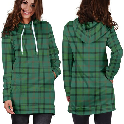 Ross Hunting Ancient Tartan Plaid Hoodie Dress