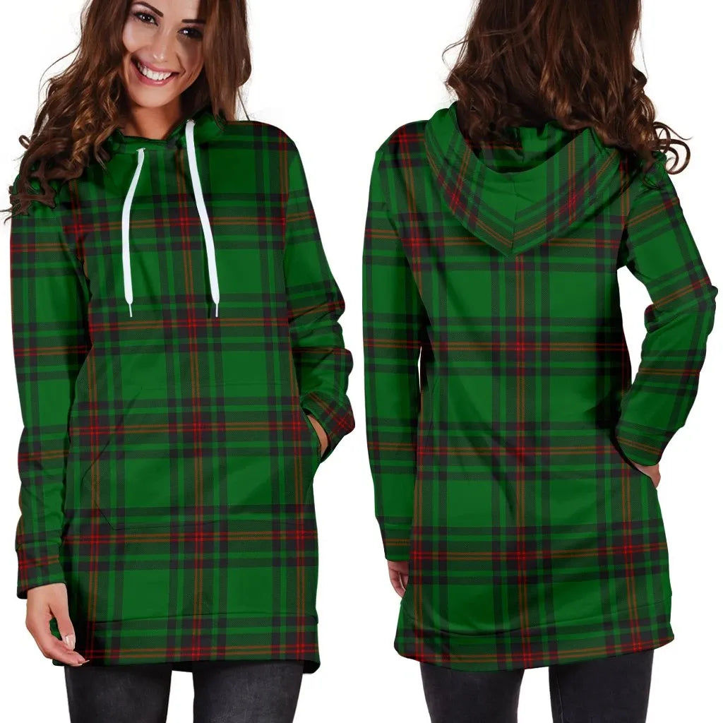 Fife District Tartan Plaid Hoodie Dress