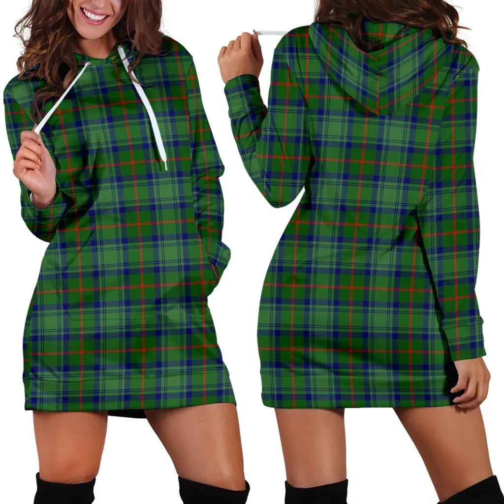 Cranstoun Tartan Plaid Hoodie Dress