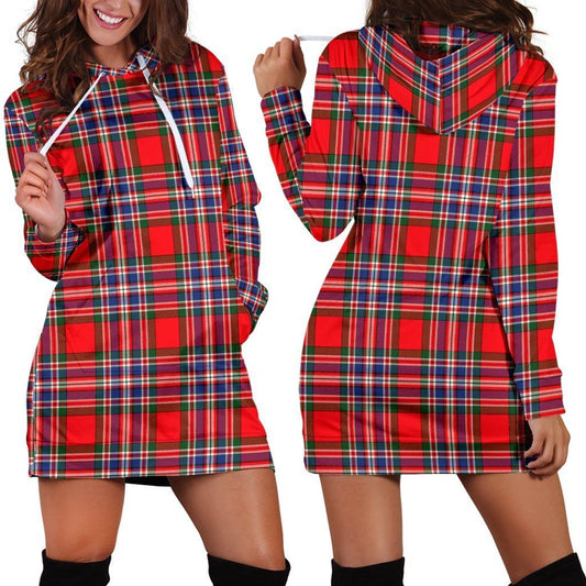 MacFarlane Modern Tartan Plaid Hoodie Dress