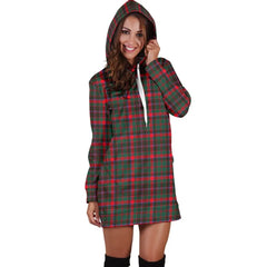 Cumming Hunting Modern Tartan Plaid Hoodie Dress