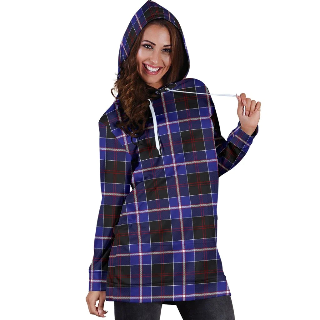 Dunlop Modern Tartan Plaid Hoodie Dress