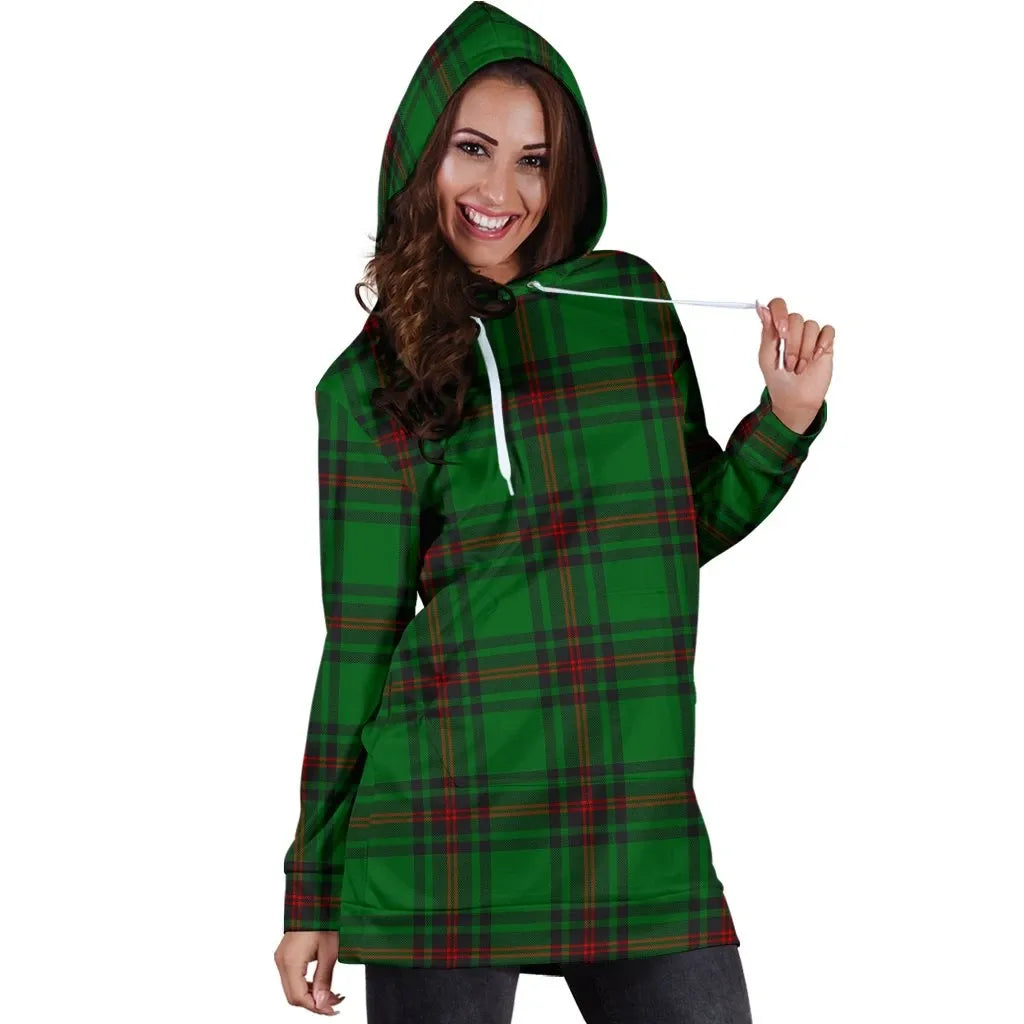 Fife District Tartan Plaid Hoodie Dress