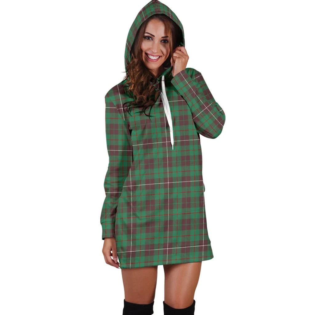 MacKinnon Hunting Ancient Tartan Plaid Hoodie Dress