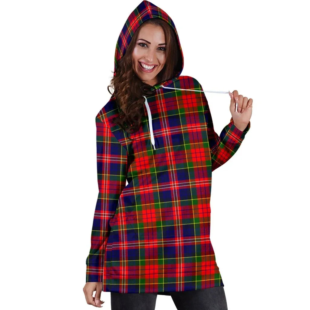 MacPherson Modern Tartan Plaid Hoodie Dress