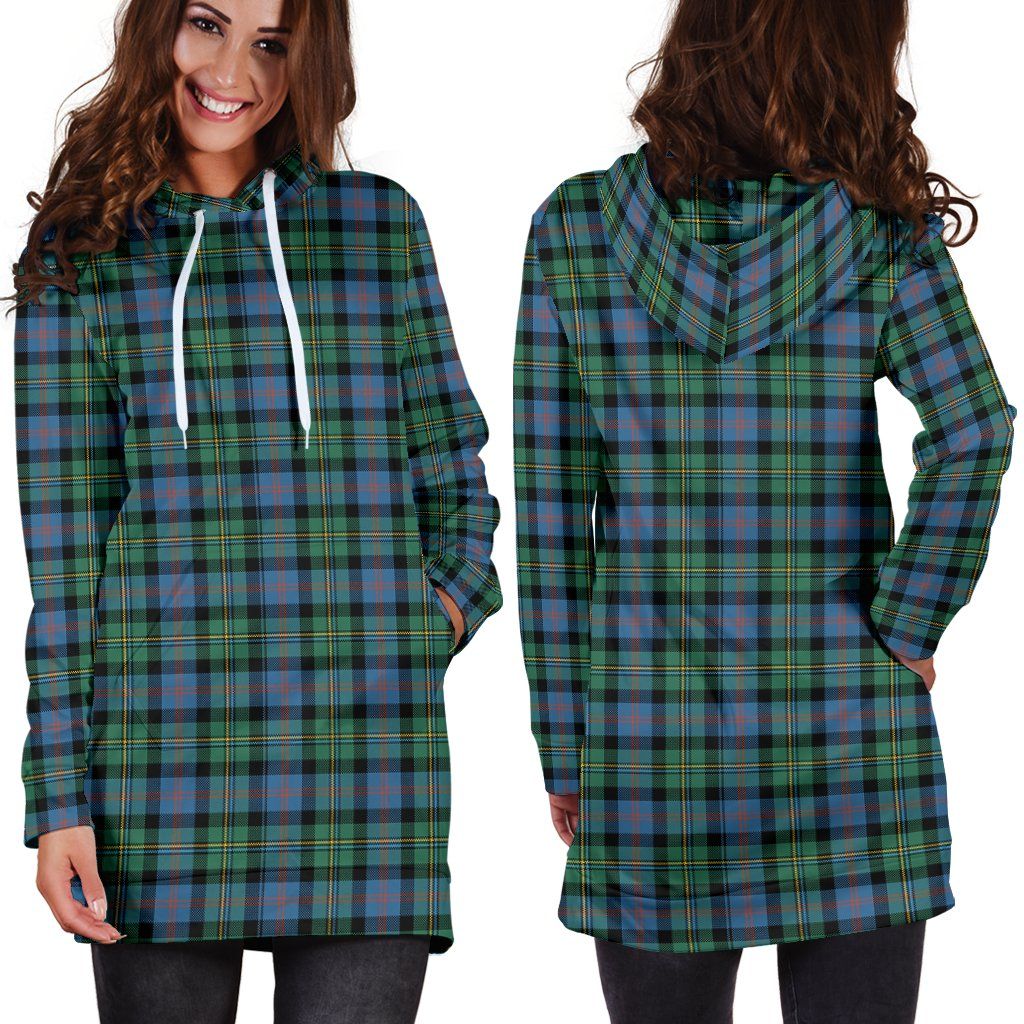 Malcolm Ancient Tartan Plaid Hoodie Dress