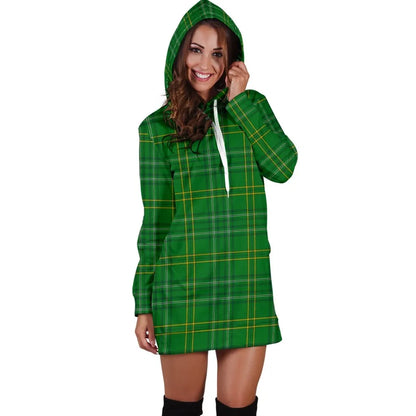 Wexford County Tartan Plaid Hoodie Dress