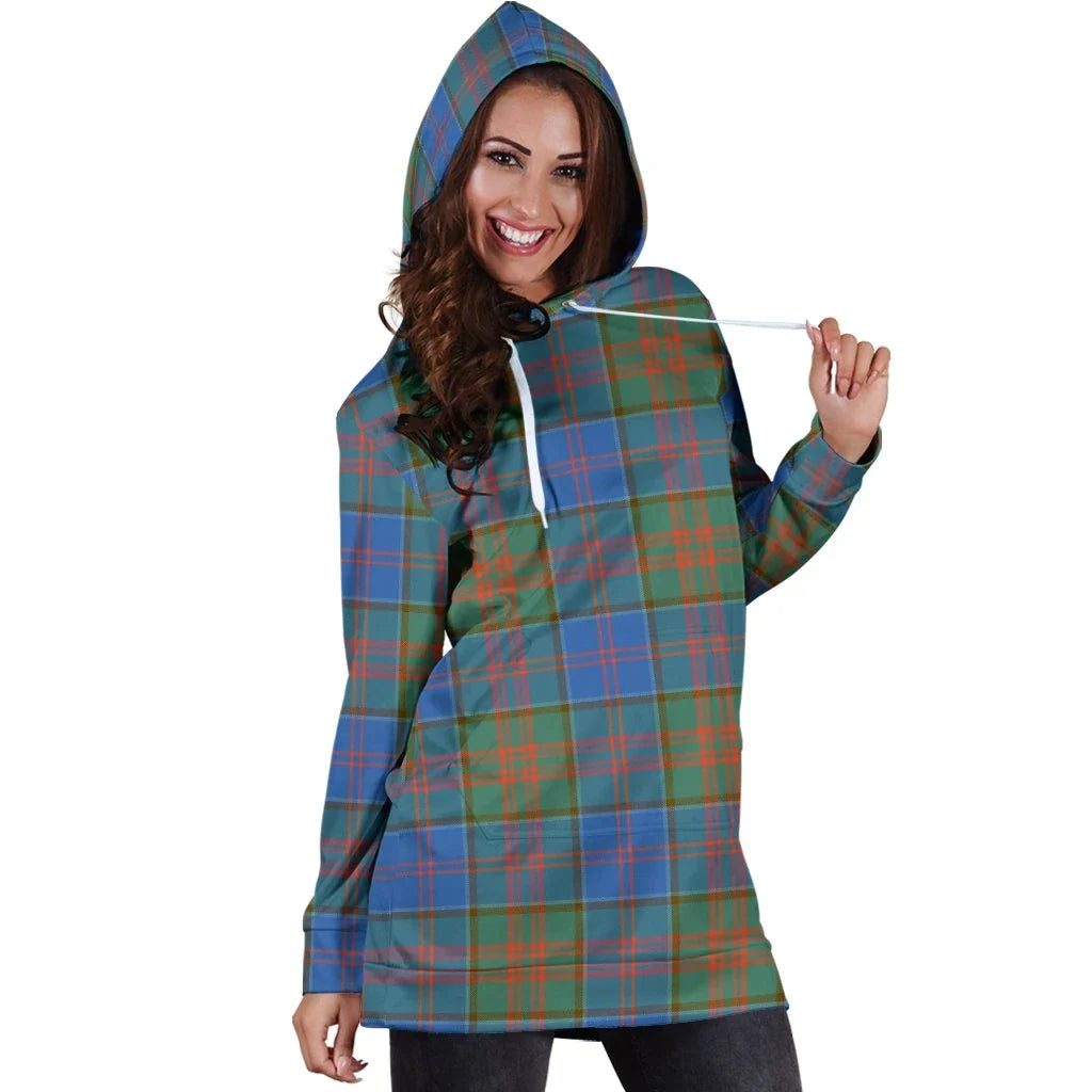 Stewart of Appin Hunting Ancient Tartan Plaid Hoodie Dress