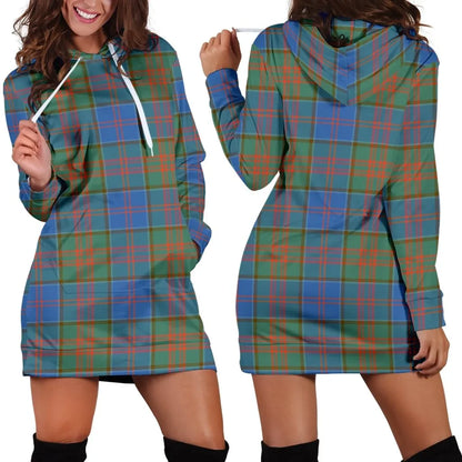 Stewart of Appin Hunting Ancient Tartan Plaid Hoodie Dress