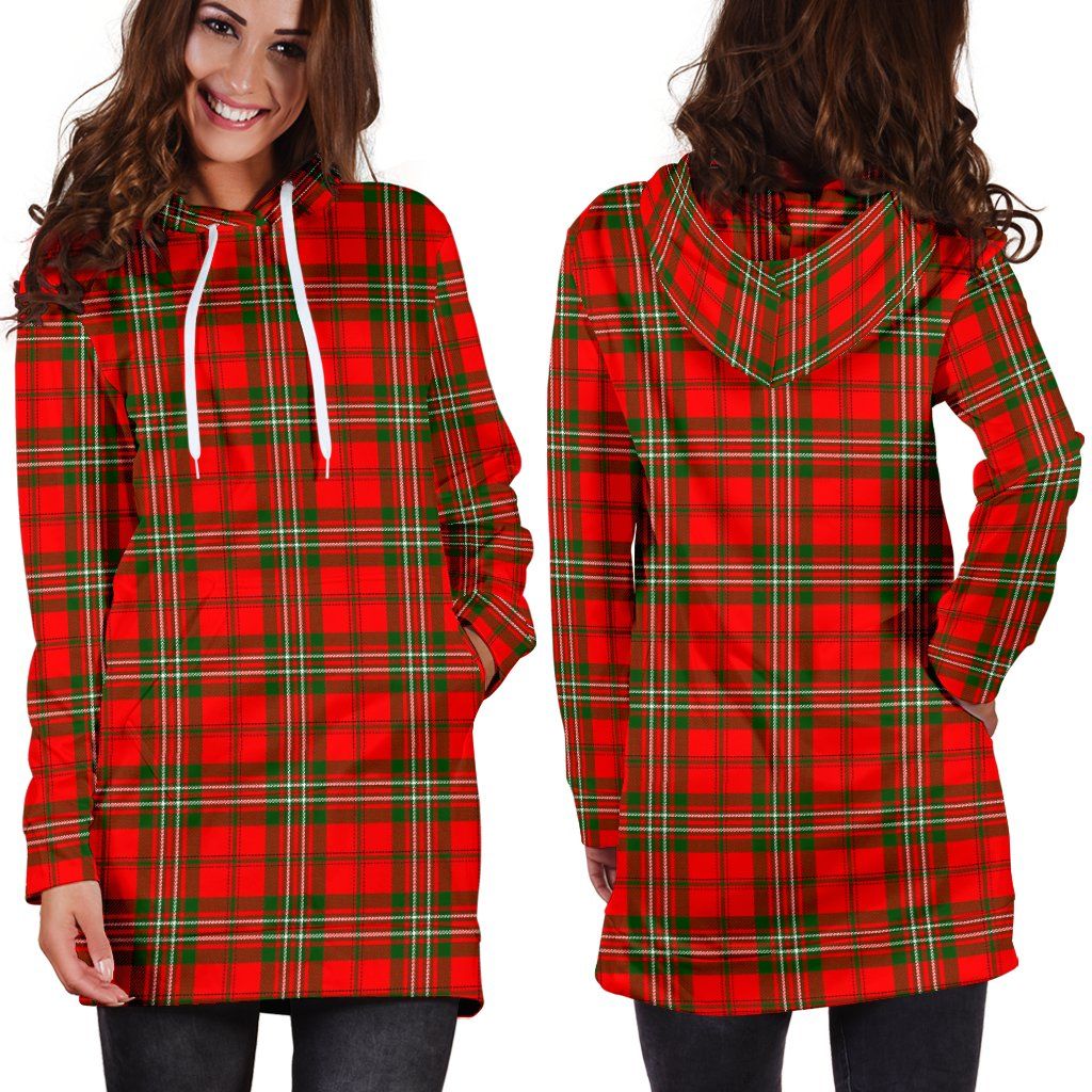 SCOTT MODERN Tartan Plaid Hoodie Dress