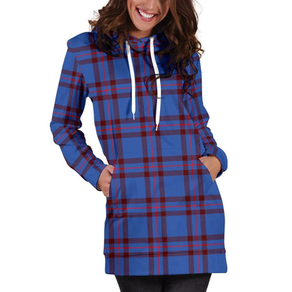 Elliot Modern Tartan Plaid Hoodie Dress