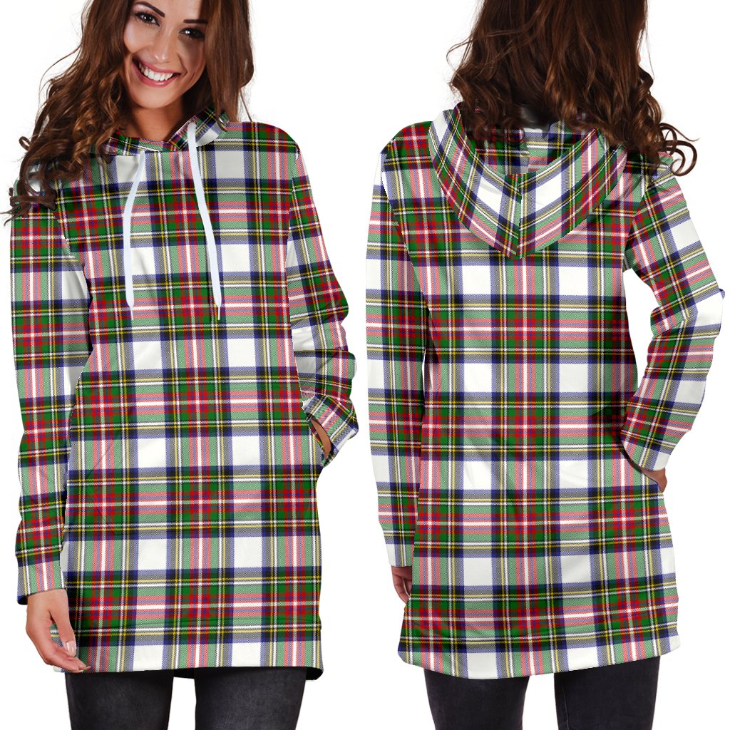 Stewart Dress Modern Tartan Plaid Hoodie Dress