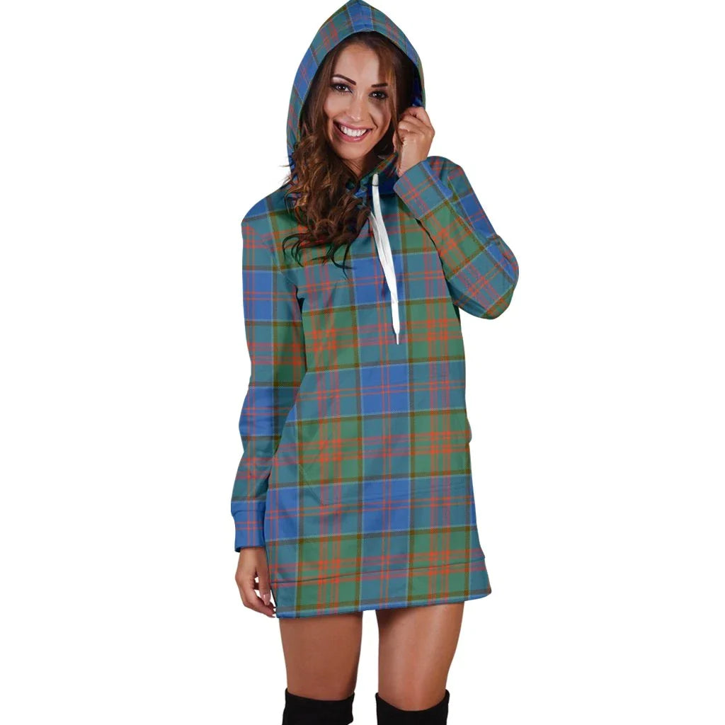 Stewart of Appin Hunting Ancient Tartan Plaid Hoodie Dress