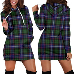 Galbraith Modern Tartan Plaid Hoodie Dress