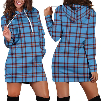 Elliot Ancient Tartan Plaid Hoodie Dress