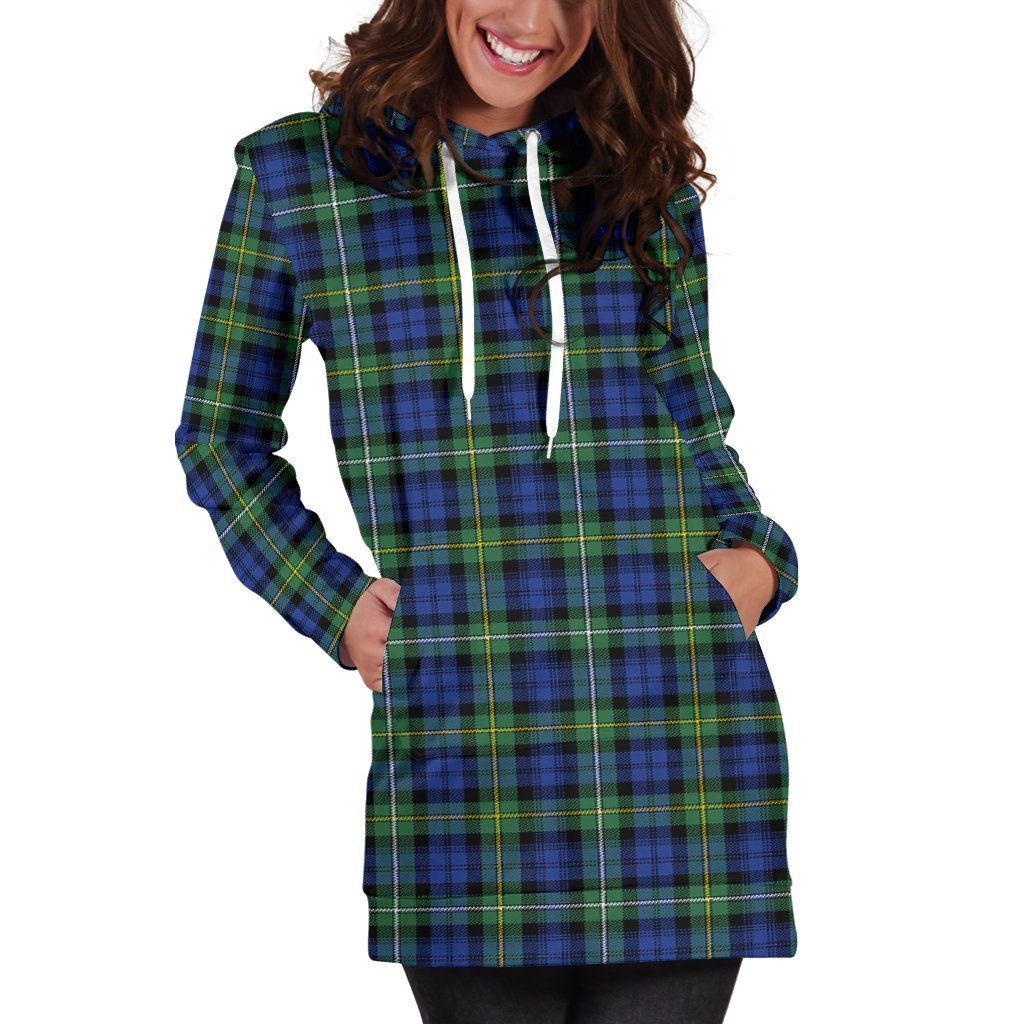 Campbell Argyll Ancient Tartan Plaid Hoodie Dress