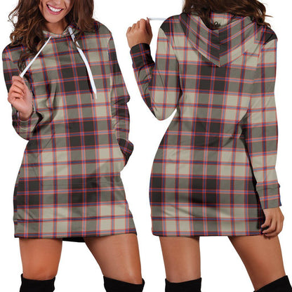 MacPherson Hunting Ancient Tartan Plaid Hoodie Dress